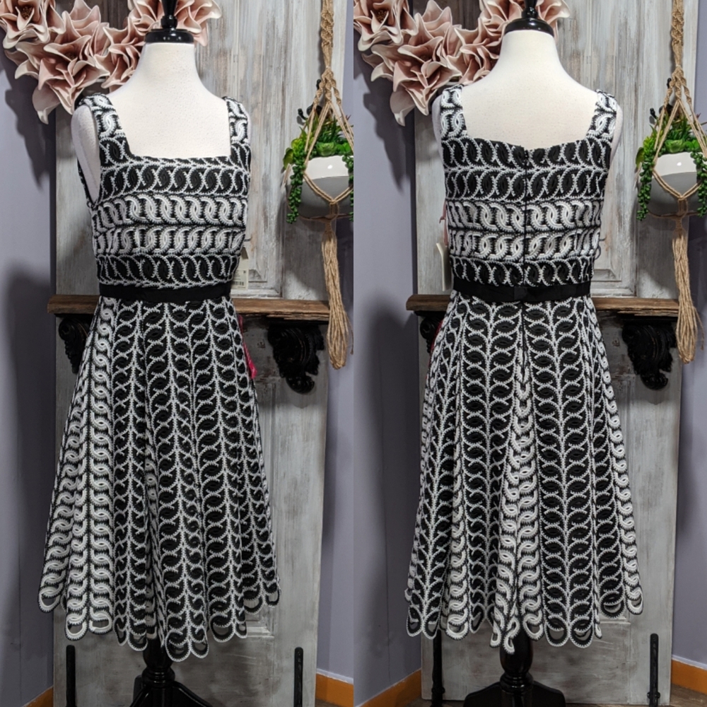 NWT Alex Marie "Penelope" embroidered crochet dress